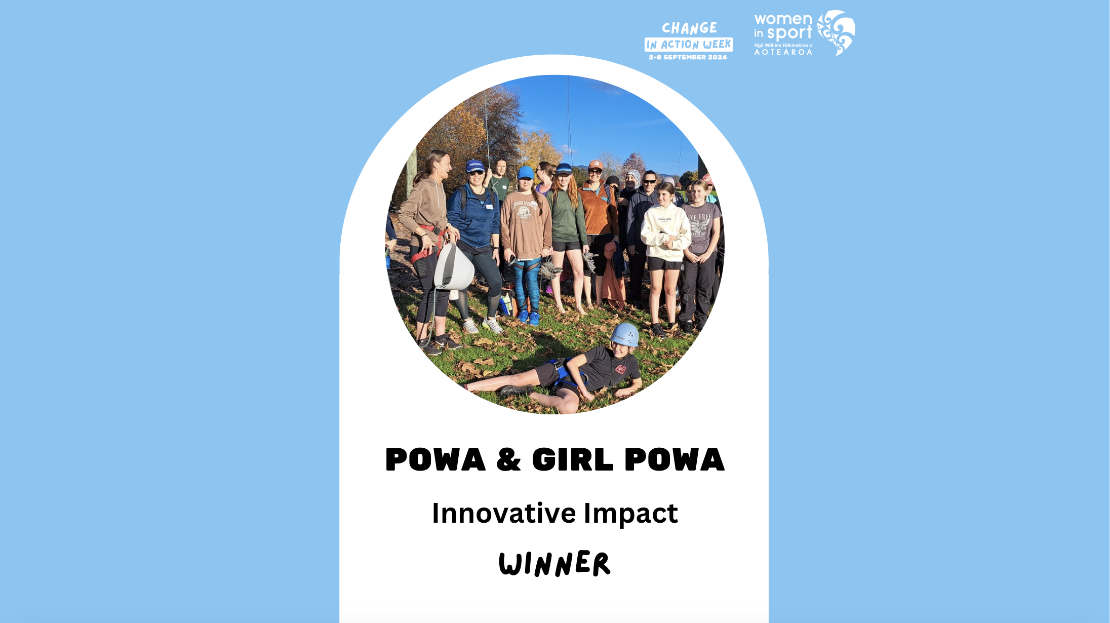 Change in Action Week - Innovative Impact Winner - POWA First Steps