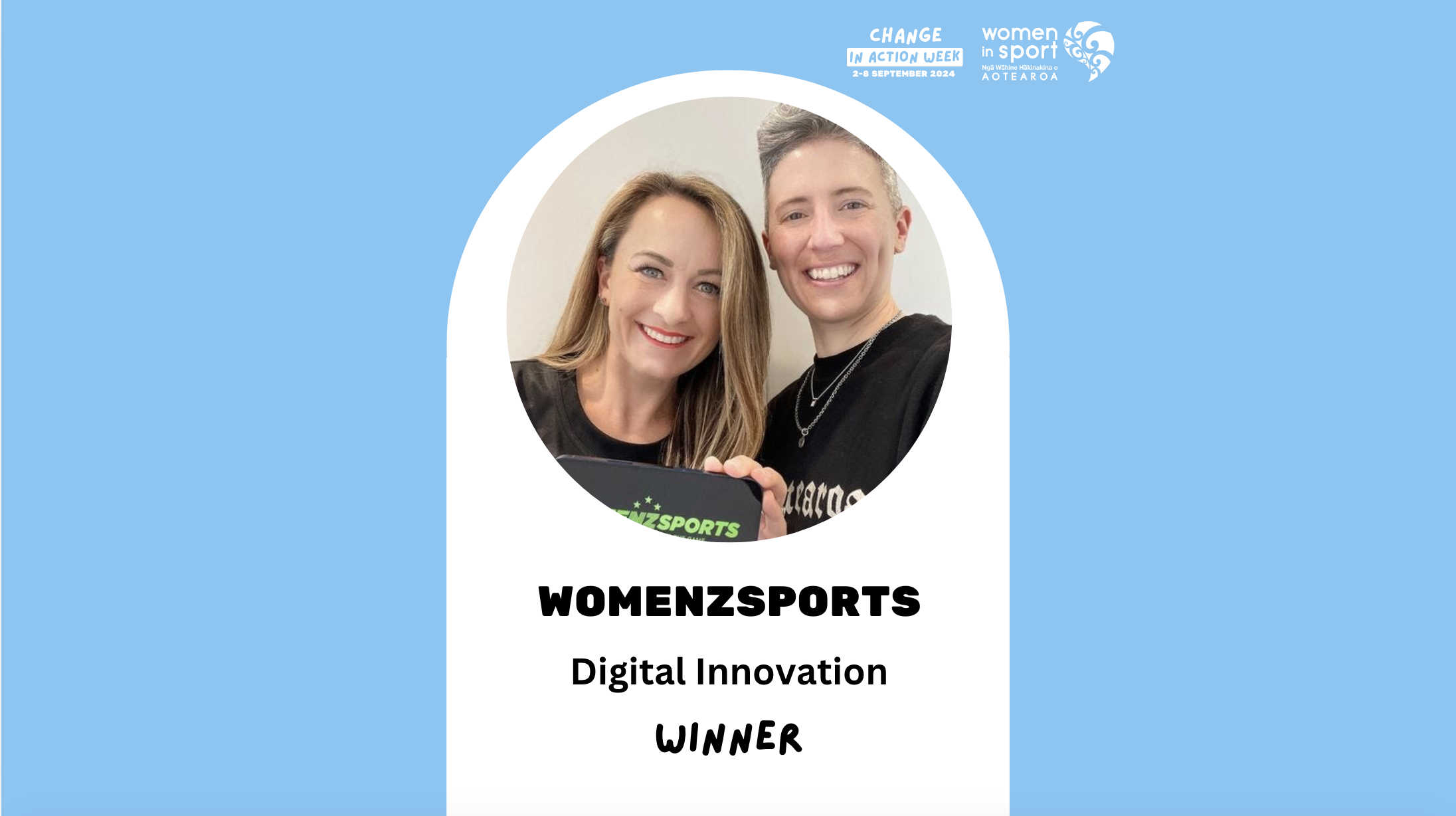 Change in Action Week - Digital Innovation Winner - WomenzSports