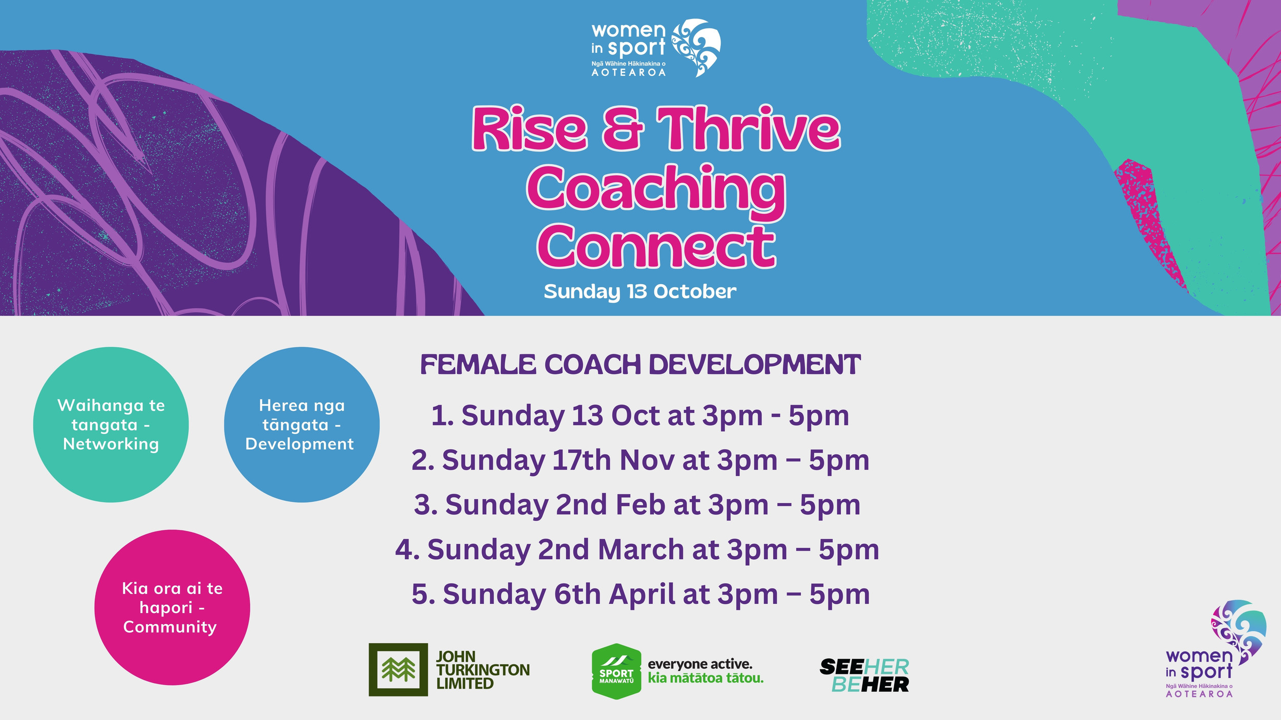 Rise & Thrive  Coaching Course - Manawatū